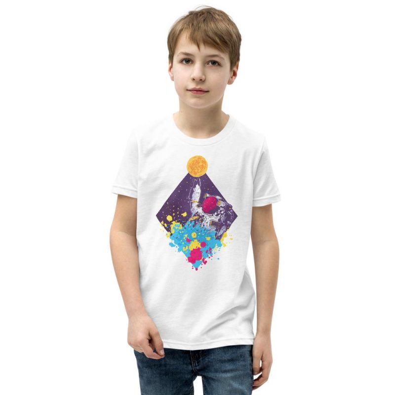 T shirt Astronaute design Multicolore