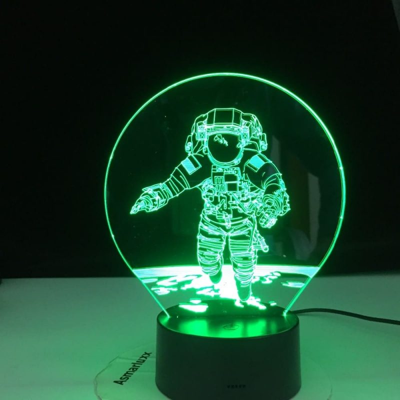lampe bureau 3d astronaute