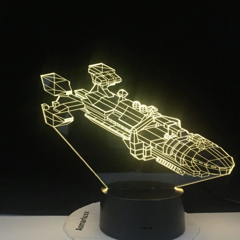 lampe vaisseau spatial acrylique
