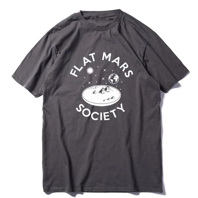 t shirt flat mars society